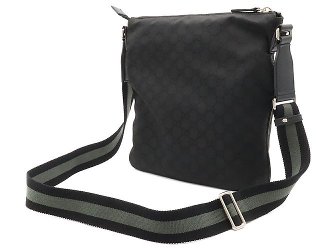 Gucci GG Nylon Schultertasche Braun Schwarz - Ansicht 3