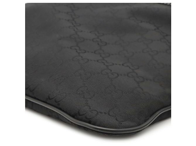 Gucci GG Nylon Schultertasche Braun Schwarz - Ansicht 4