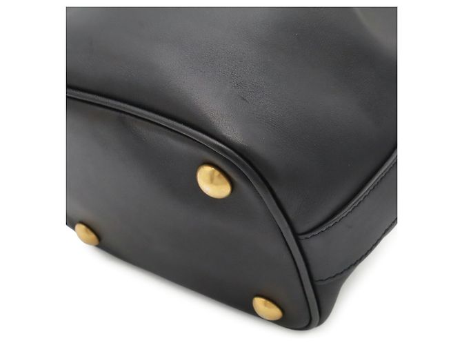 Borsa a secchiello Yves Saint Laurent Emmanuel Nero - vista 4