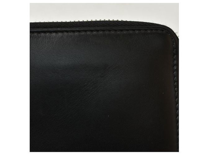 Portafoglio bi-fold Gucci in pelle nera Nero - vista 11