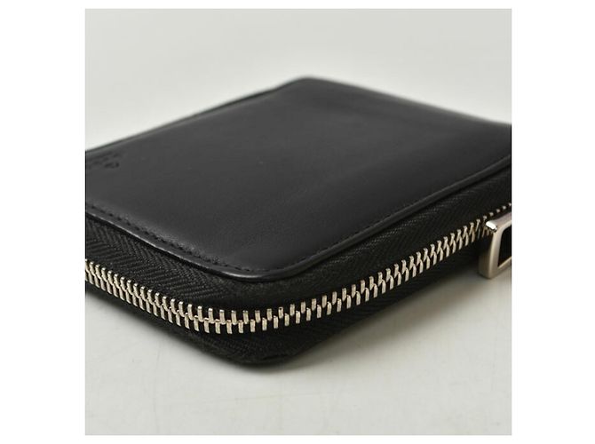Portafoglio bi-fold Gucci in pelle nera Nero - vista 5