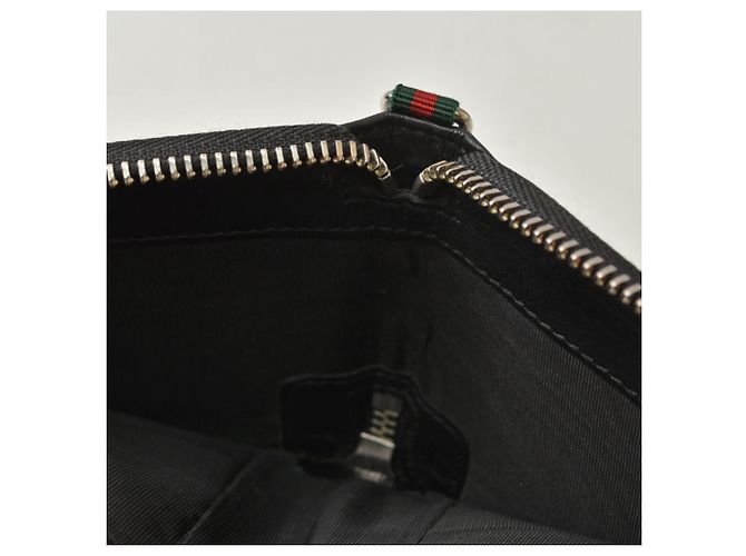 Portafoglio bi-fold Gucci in pelle nera Nero - vista 9