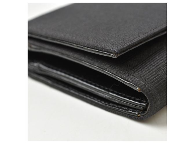 Zucca Fendi Bi-Fold Wallet in Black Canvas - view 16