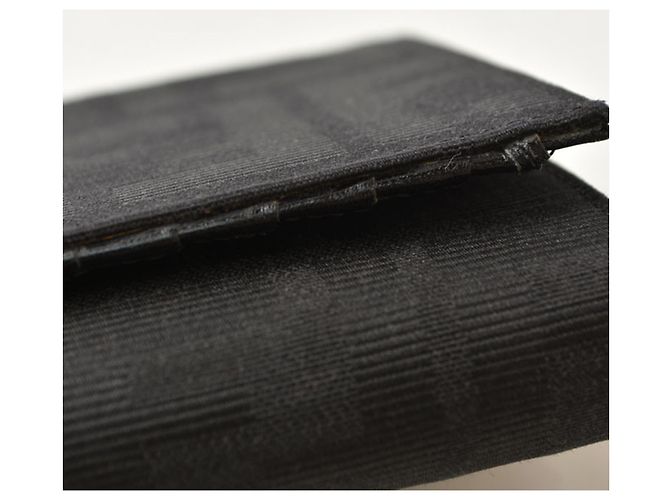 Zucca Fendi Bi-Fold Wallet in Black Canvas - view 18