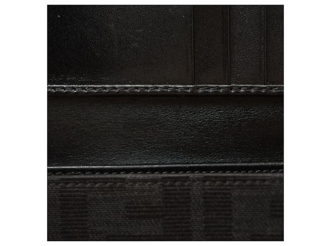Zucca Fendi Bi-Fold Wallet in Black Canvas - view 19