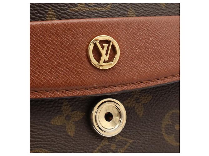 Louis Vuitton Monogram Bordeaux Schultertasche Clutch Braun - Ansicht 6