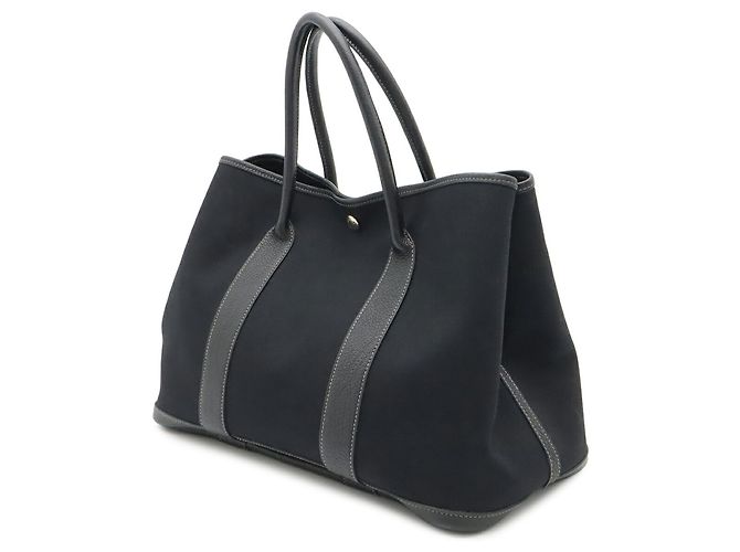 Hermès Hermes Garden PM Tote Bag Schwarz - Ansicht 3