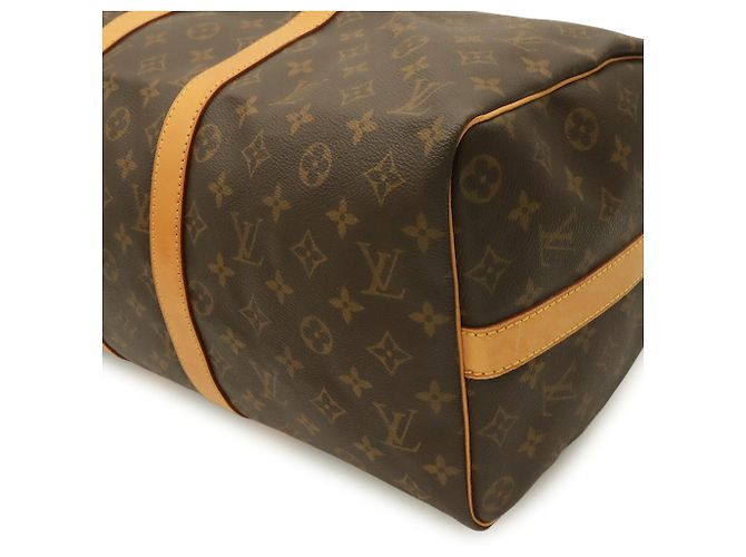 Borsa Boston Louis Vuitton Monogram Keepall Bandoulière 45 Marrone - vista 4