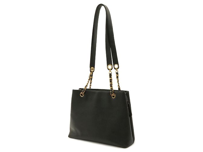 Saco Tote Chanel Coco Mark Preto - vista 3