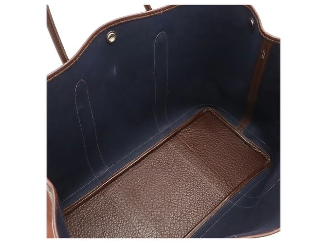 Hermès Saco Tote Hermes Garden MM Marrom - vista 6