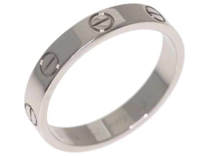 Anello Cartier Mini Love in oro bianco 18K - vista 2