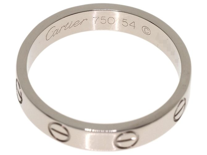 Anello Cartier Mini Love in oro bianco 18K - vista 4