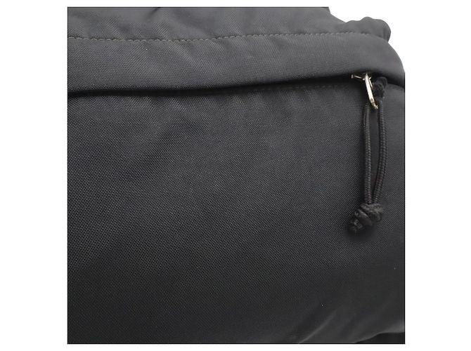 Balenciaga Wheel Rucksack aus Nylon-Canvas Schwarz Weiß Marineblau - Ansicht 9