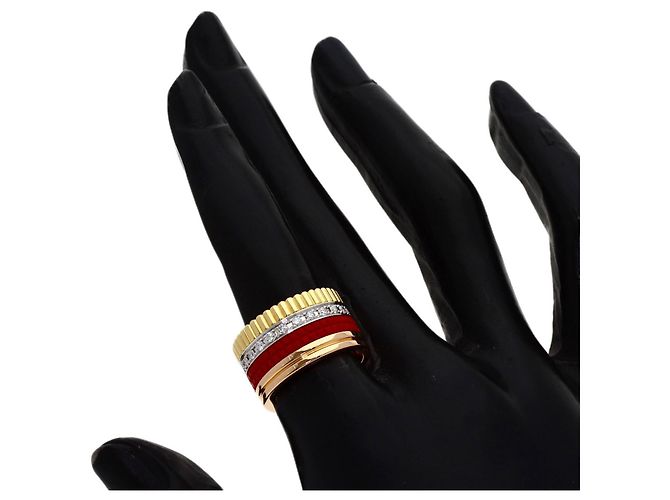 Bague Boucheron Quatre Diamant Rouge - vue 6