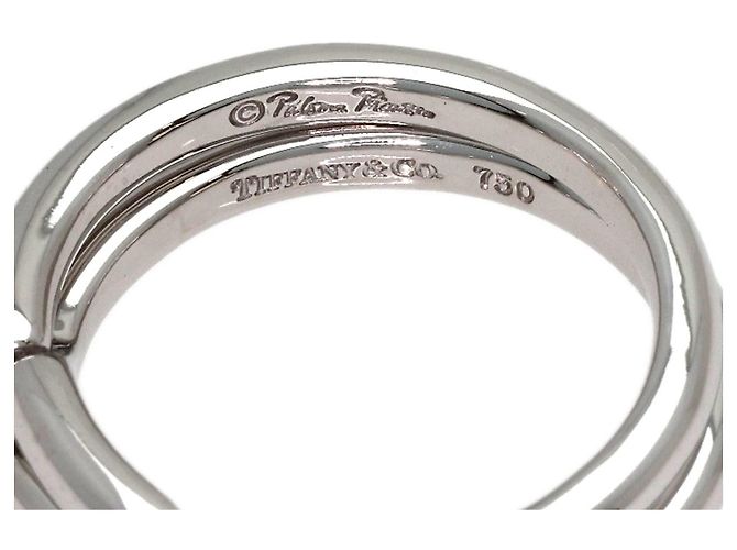 Autre Marque Tiffany & Co. Paloma Picasso Doppelring in 18K Weißgold - Ansicht 5