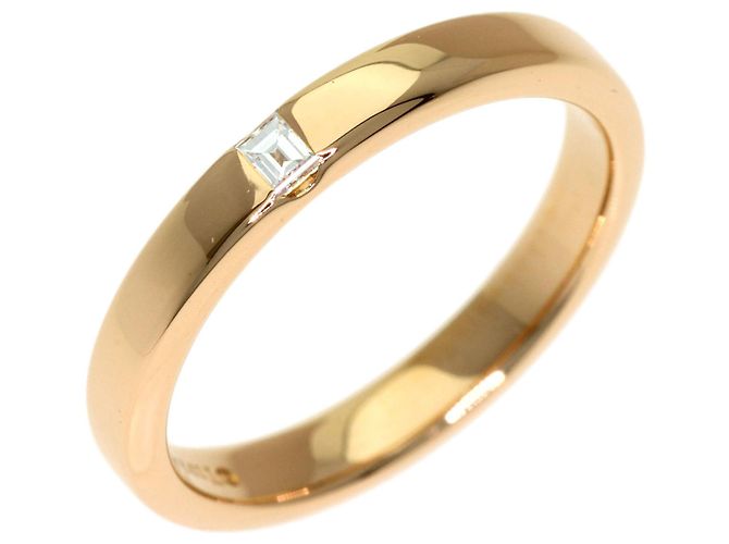 Autre Marque Tiffany & Co. Ehering aus 18K Roségold mit Diamanten - Ansicht 2