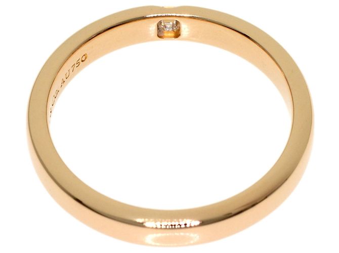 Autre Marque Tiffany & Co. Ehering aus 18K Roségold mit Diamanten - Ansicht 4