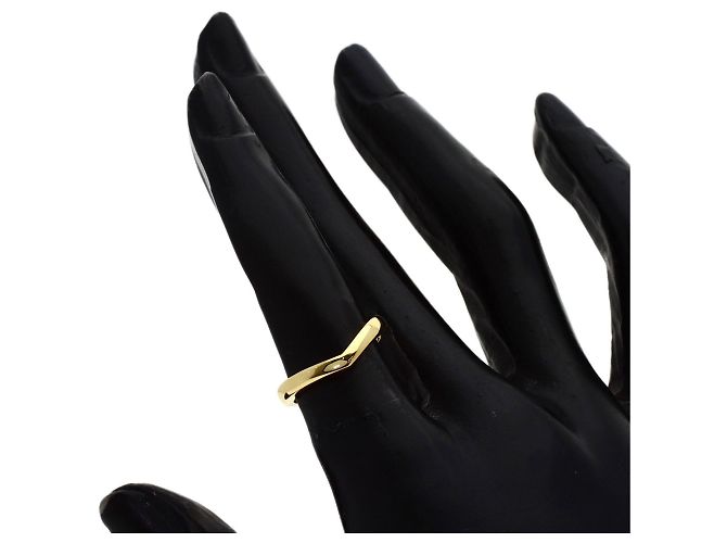 Autre Marque Anello Tiffany & Co. V-Band in oro giallo 18K - vista 6
