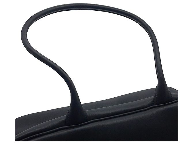 Bolsa de ombro Chanel em couro de bezerro preto - vista 10