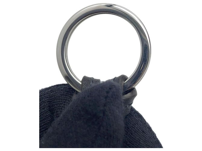 Bolsa de ombro Chanel em couro de bezerro preto - vista 12