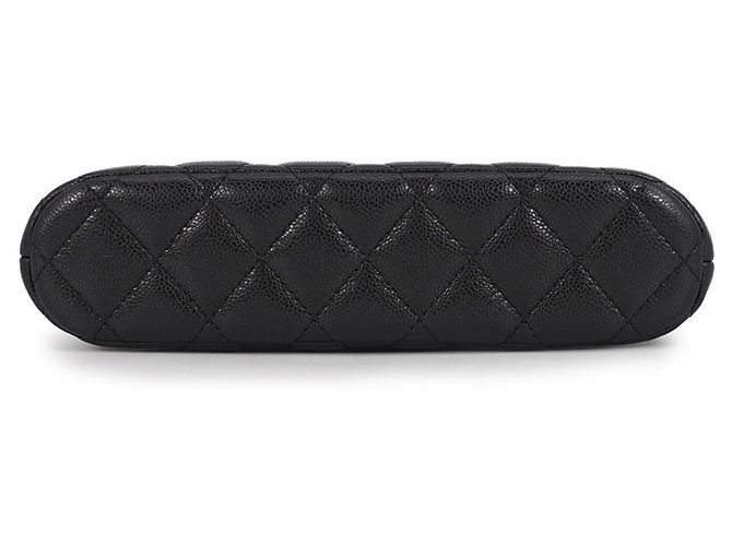Bolso Chanel Classic Matelassé de piel caviar Negro - vista 3