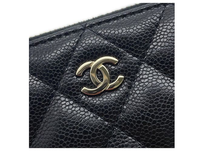 Bolso Chanel Classic Matelassé de piel caviar Negro - vista 7