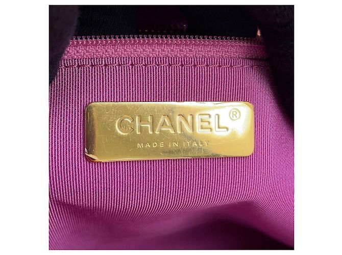 Borsa Tote Chanel in tweed viola Porpora - vista 14