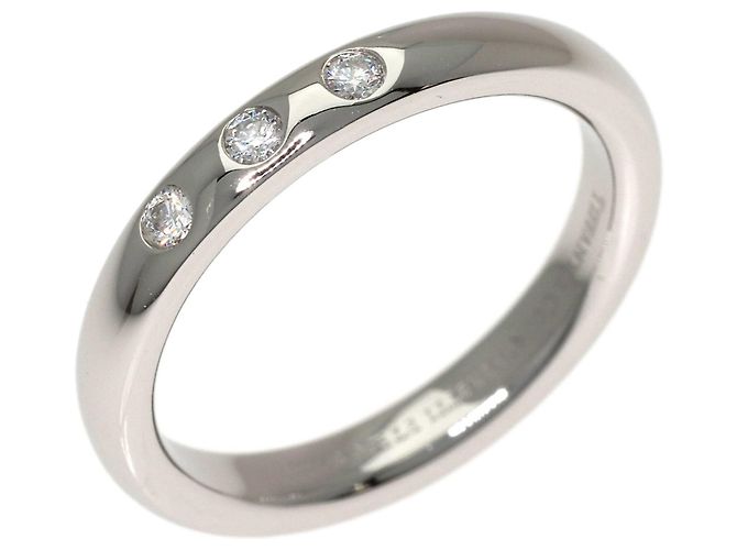 Autre Marque Anel Aliança de Platina e Diamantes Tiffany & Co. - vista 2