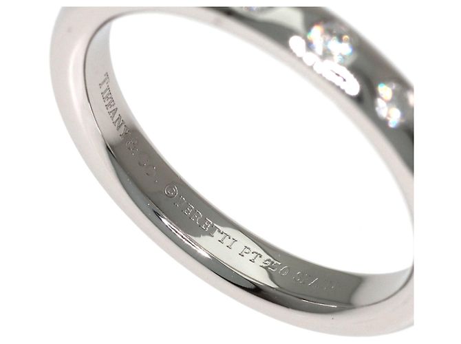 Autre Marque Anel Aliança de Platina e Diamantes Tiffany & Co. - vista 5