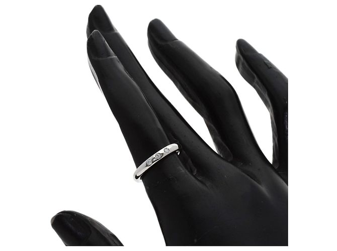 Autre Marque Anel Aliança de Platina e Diamantes Tiffany & Co. - vista 7