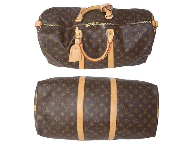 Louis Vuitton Keepall Bandoulière 50 Boston Bag Blau Monogramm - Ansicht 5