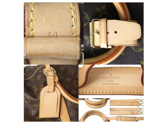 Louis Vuitton Keepall Bandoulière 50 Boston Bag Blau Monogramm - Ansicht 7