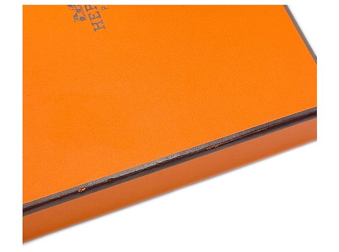 Hermès Collana lunga Hermes Clochette In & Out Biscuit in pelle Swift B - vista 8