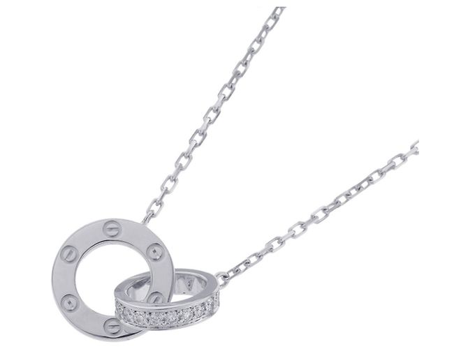 Collana Cartier Love con pendente in diamante - vista 3