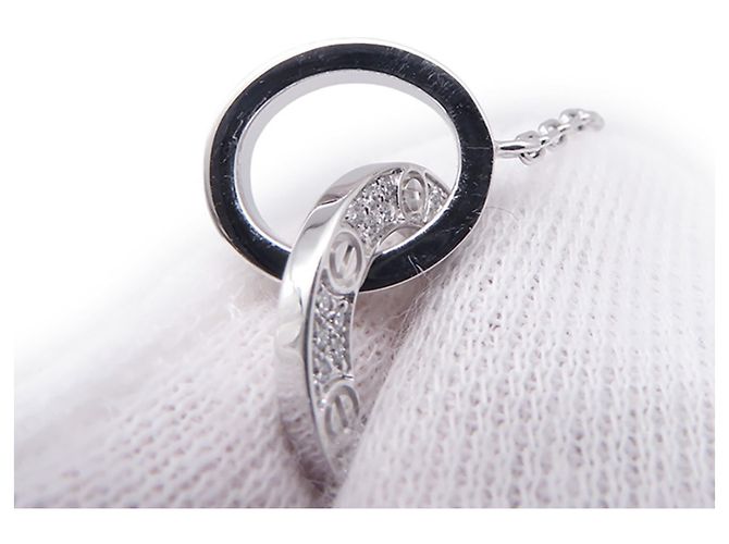 Collana Cartier Love con pendente in diamante - vista 6