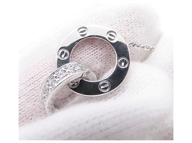 Collana Cartier Love con pendente in diamante - vista 7