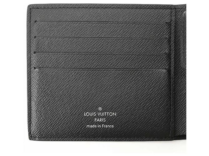Louis Vuitton Portefeuille Marco NM Bi-fold Wallet Black Monogram - view 8
