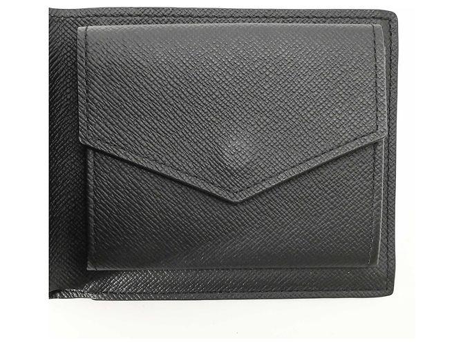 Louis Vuitton Portefeuille Marco NM Bi-fold Wallet Black Monogram - view 9