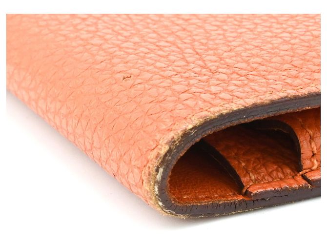 Hermès Cartera larga Hermes Dogon Duo GM en Orange Naranja - vista 14