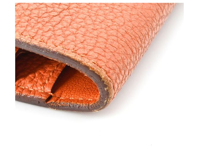 Hermès Cartera larga Hermes Dogon Duo GM en Orange Naranja - vista 15