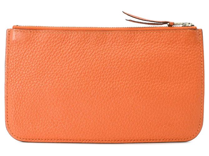 Hermès Cartera larga Hermes Dogon Duo GM en Orange Naranja - vista 17