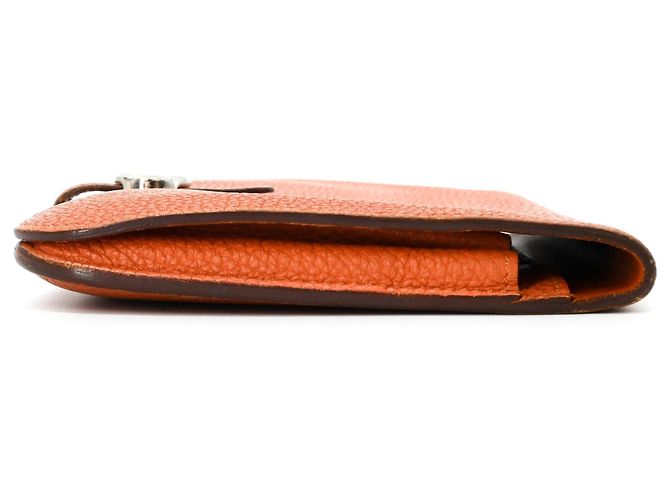 Hermès Cartera larga Hermes Dogon Duo GM en Orange Naranja - vista 4