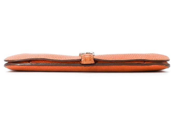 Hermès Cartera larga Hermes Dogon Duo GM en Orange Naranja - vista 6