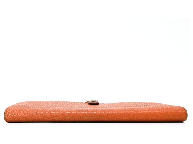 Hermès Cartera larga Hermes Dogon Duo GM en Orange Naranja - vista 7