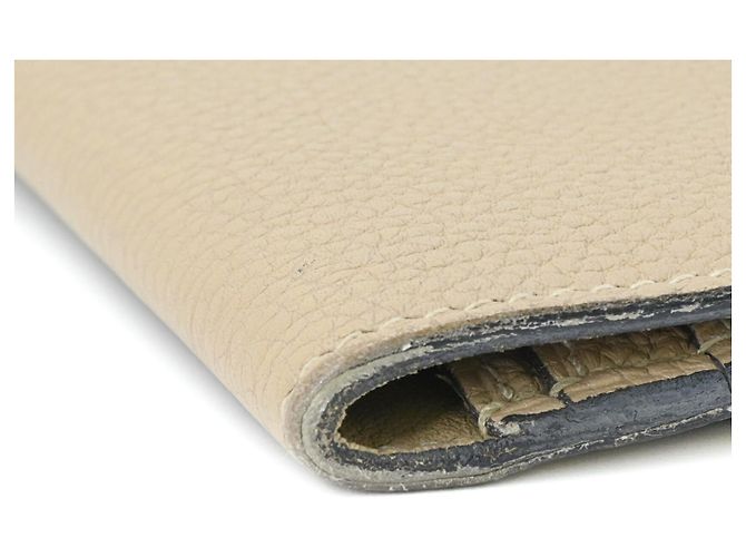 Hermès Portafoglio Lungo HERMES Dogon Beige - vista 11