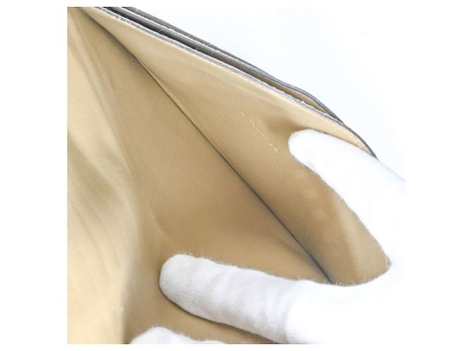 Hermès Portafoglio Lungo HERMES Dogon Beige - vista 8