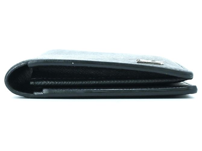 Brazza Monedero Louis Vuitton Taiga Negro Gris - vista 3
