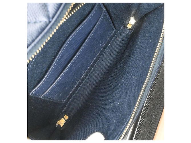 Borsa Sling Chanel Matelassé Blu navy - vista 11