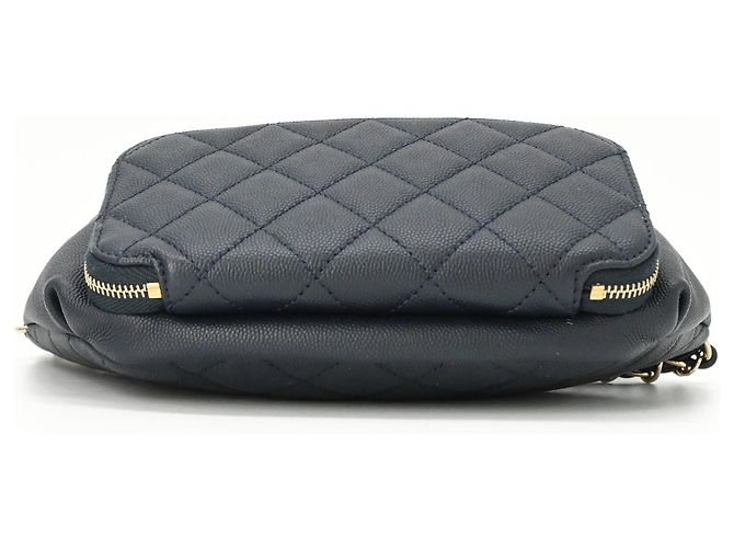 Borsa Sling Chanel Matelassé Blu navy - vista 6
