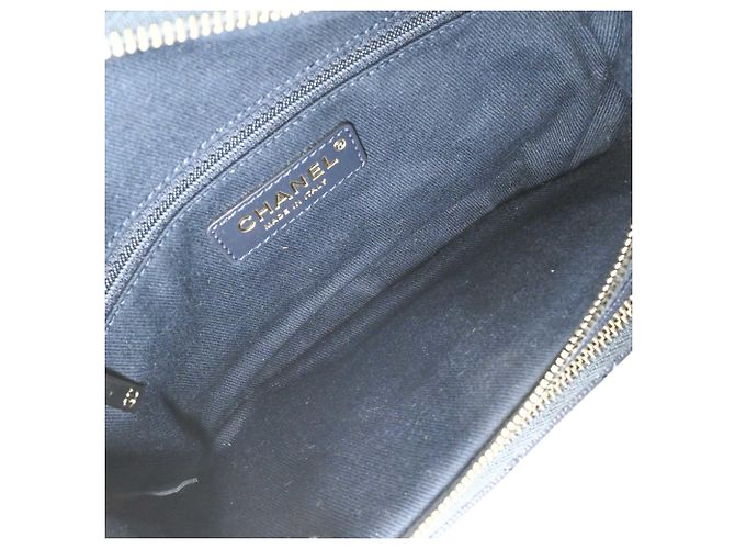 Borsa Sling Chanel Matelassé Blu navy - vista 7